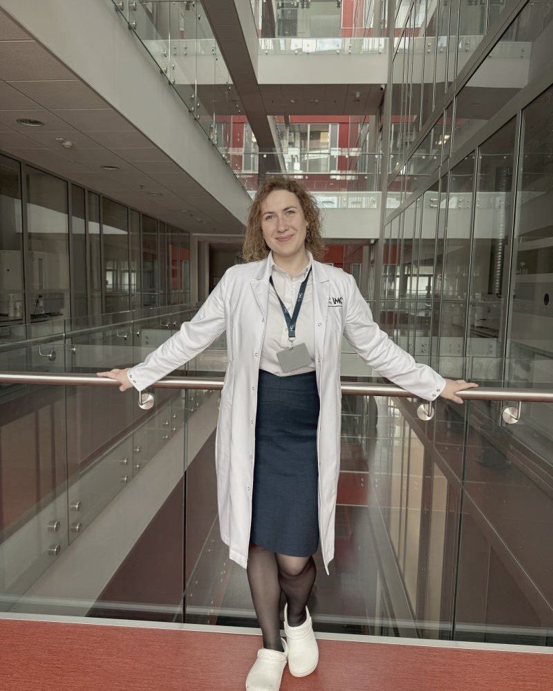Dr. Barbora Lekešytė in her research institute
